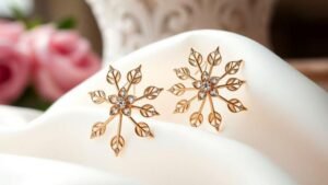 Floral Bridal Earrings